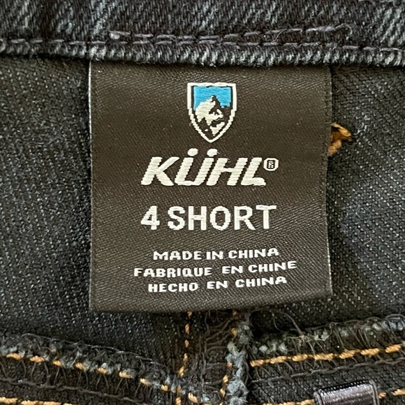 Kuhl Danzr Straight Leg Jean Women's Size 4 Short Dark Wash Stretch Denim Casual - Picture 7 of 12
